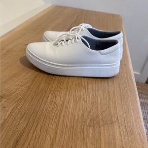 Eileen Fisher White Platform Sneakers